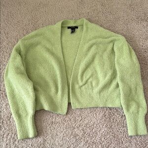 Forever 21 Light Green Cardigan